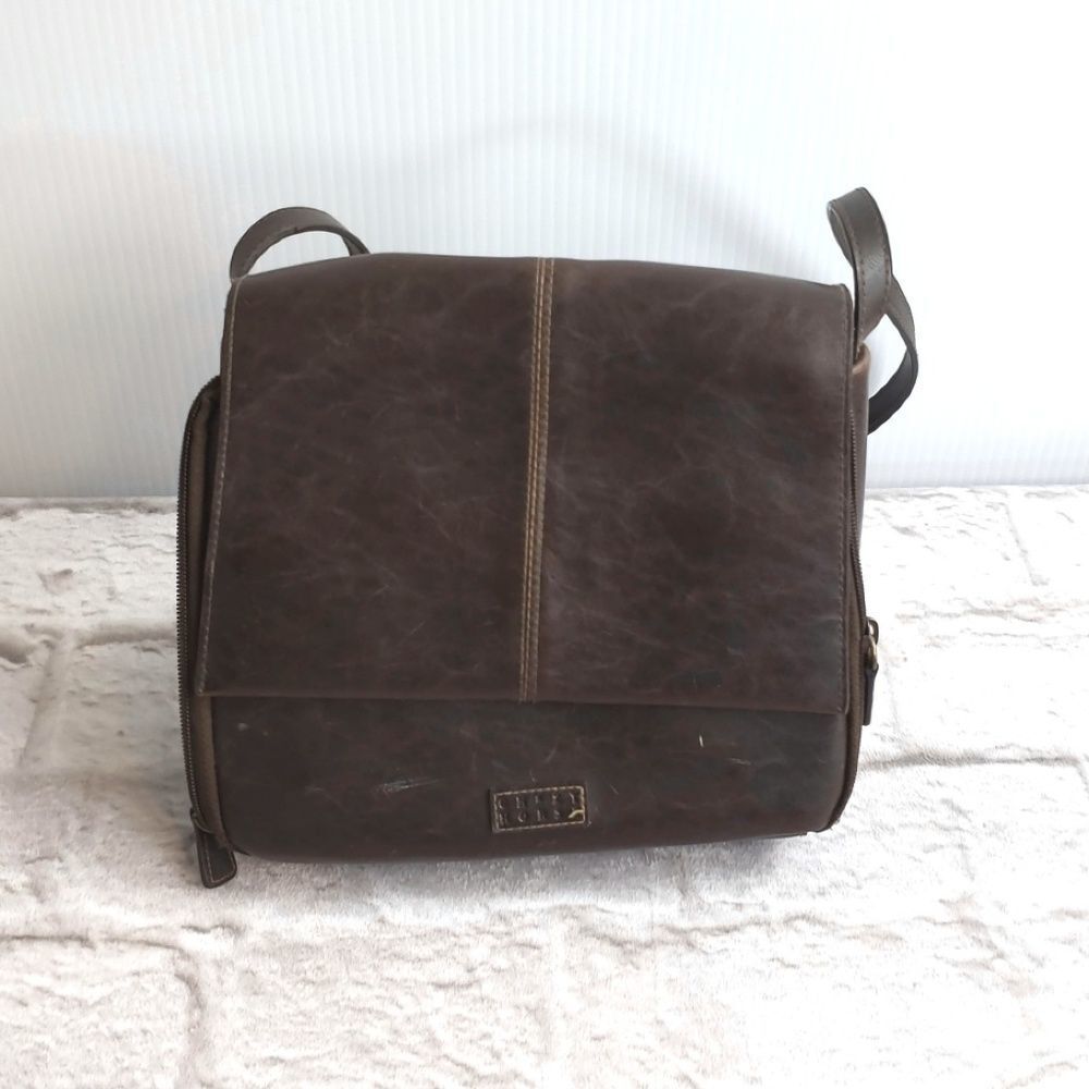 Crazy Horse Brown Leather Shoulder bag